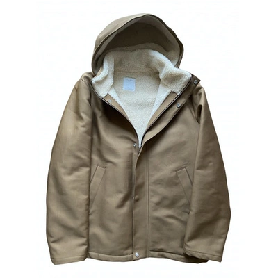 Pre-owned Sandro Jacket In Camel