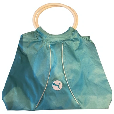 Pre-owned Puma Handbag In Turquoise