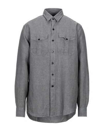Shop Belstaff Shirts In Grey