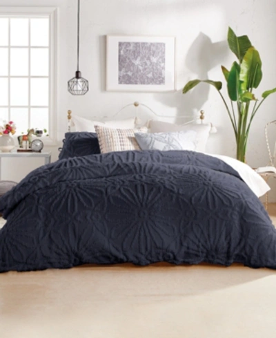 Shop Peri Home Chenille Medallion Comforter Set, Full/queen In Indigo