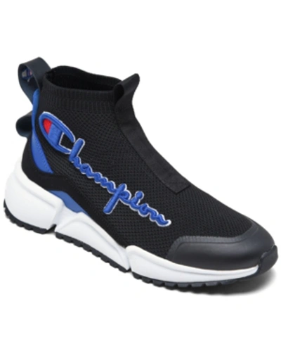 Shop Champion Big Kids Rally Future Mid Casual Sneakers From Finish Line In Black