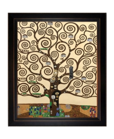 Shop La Pastiche By Overstockart Tree Of Life With Veine D'or Angled Frame, 22" X 26" In Multi