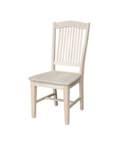 Shop International Concepts Stafford Chairs, Set Of 2 In Cream