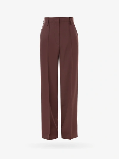 Shop Nanushka Trouser In Brown