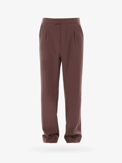 Shop Nanushka Trouser In Brown