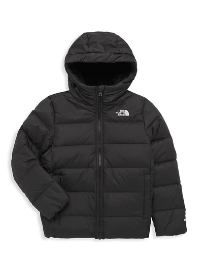 Shop The North Face Little Boy's & Boy's Moondoggy 2.0 Down Hooded Jacket In Black