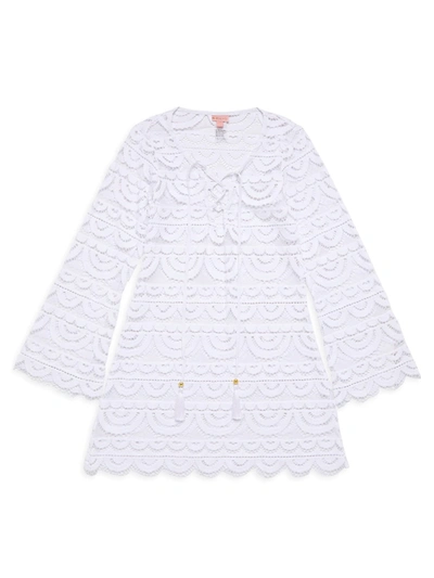 Shop Pilyq Little Girl's & Girl's Little Noah Tunic In White