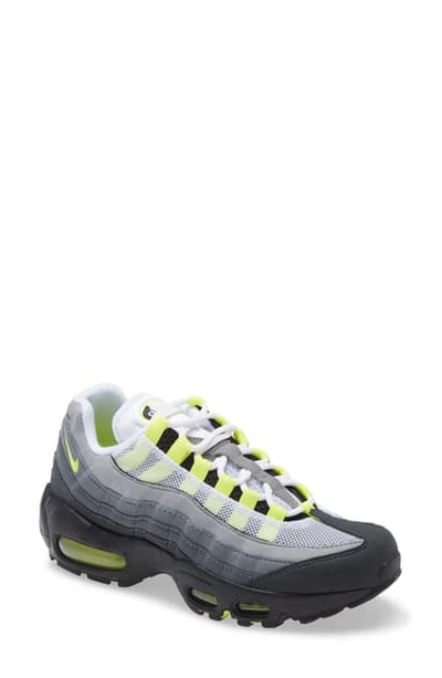 Shop Nike Air Max 95 Og Sneaker In Black/ Neon Yellow/ Graphite