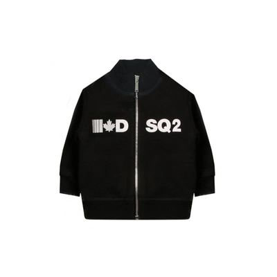 Shop Dsquared2 Zip Sweater In Black