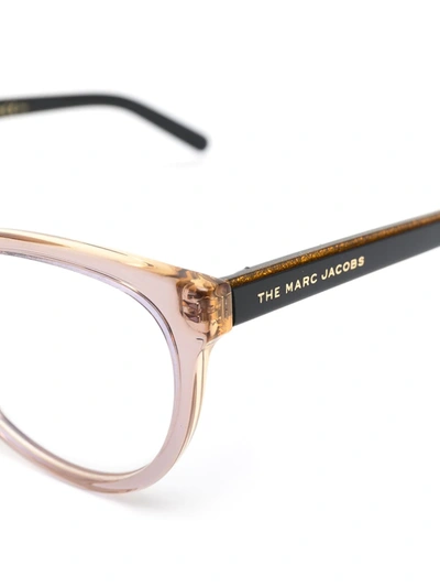 Marc Jacobs Cat-eye Frame Glasses In Neutrals