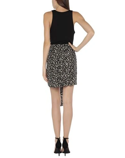 Shop Isabel Marant Woman Midi Skirt Black Size 10 Viscose, Lurex