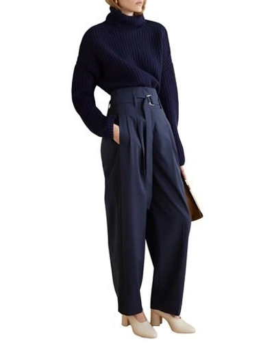 Shop La Ligne Woman Pants Midnight Blue Size 2 Polyester, Virgin Wool, Elastane