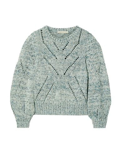 Shop Vanessa Bruno Woman Sweater Pastel Blue Size M Cotton, Polyamide