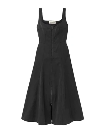 Shop Mara Hoffman Woman Midi Dress Steel Grey Size 0 Tencel Lyocell, Organic Cotton