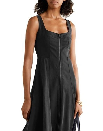 Shop Mara Hoffman Woman Midi Dress Steel Grey Size 0 Tencel Lyocell, Organic Cotton