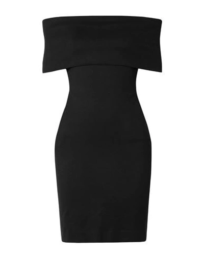 Shop Rosetta Getty Woman Mini Dress Black Size L Viscose, Elastane
