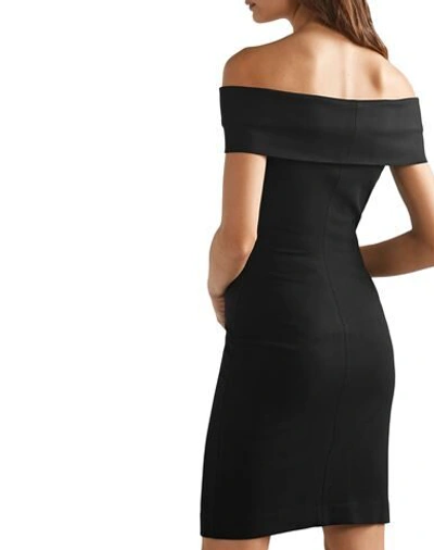 Shop Rosetta Getty Woman Mini Dress Black Size L Viscose, Elastane