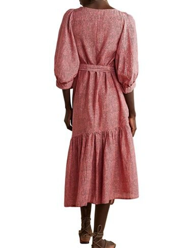 Shop Apiece Apart Woman Long Dress Pink Size 2 Cotton, Silk