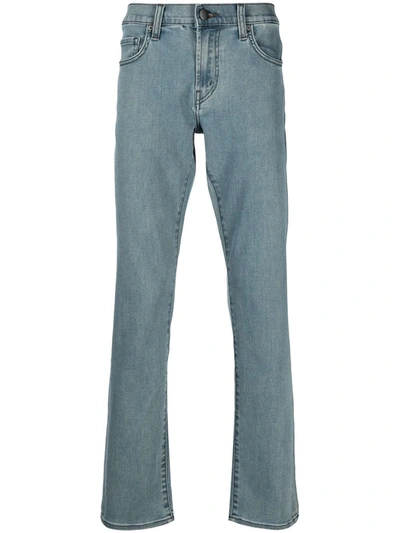 Shop J Brand Mid-rise Slim-fit Jeans In Blue