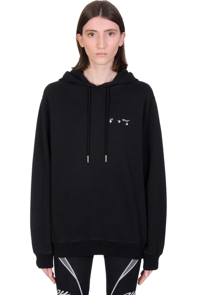 Shop Off-white Ow Logo Sweatshirt In Black Cotton