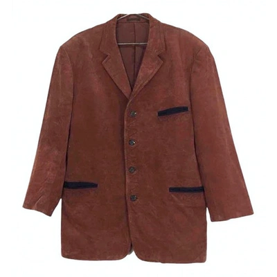 Pre-owned Yohji Yamamoto Jacket In Brown