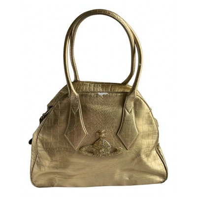 Pre-owned Vivienne Westwood Gold Leather Handbag