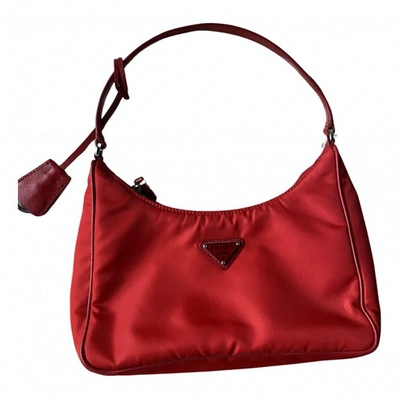 Pre-owned Prada Re-edition Red Handbag