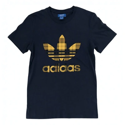 Pre-owned Adidas Originals Blue Cotton T-shirt