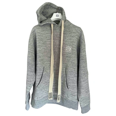 Pre-owned Loewe Grey Cotton Knitwear & Sweatshirts