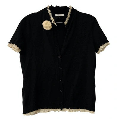 Pre-owned Moschino Wool Shirt In Black