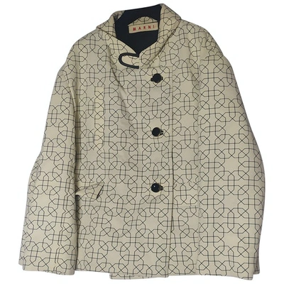 Pre-owned Marni Wool Jacket In Beige