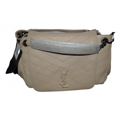 Pre-owned Saint Laurent Nolita Beige Leather Handbag