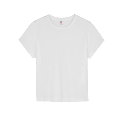 Shop Re/done X Hanes Classic White Cotton T-shirt