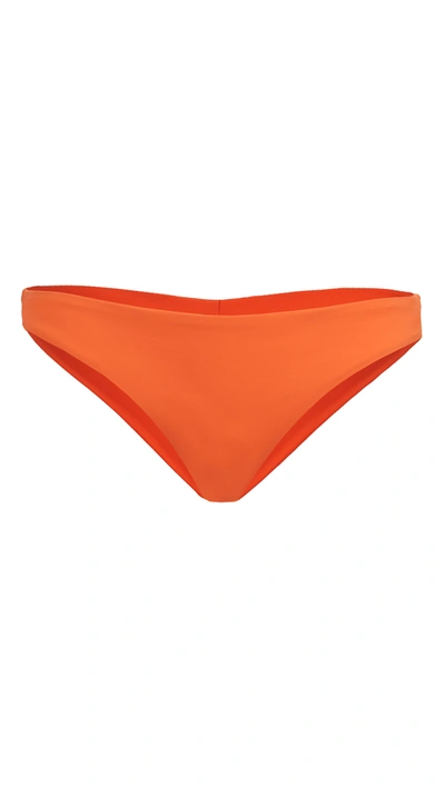 Shop Agua Bendita Lola Sunbaze Bikini Bottoms In Orange