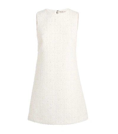 Shop Alice And Olivia Coley Tweed Mini Dress