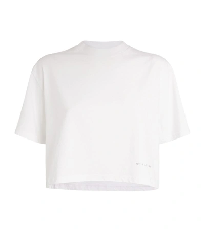 Shop Alyx 1017  9sm Cotton Cropped T-shirt