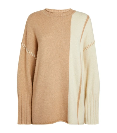 Shop St John Cashmere-silk Oversized Sweater