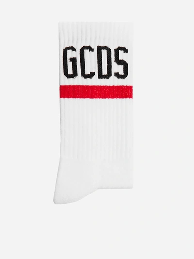Shop Gcds Logo Stretch Cotton Socks