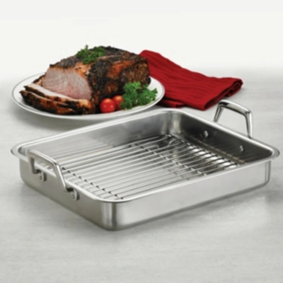 Shop Tramontina Gourmet 13.5 Inch Roasting Pan In Stainless