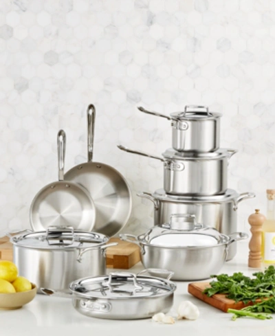 Shop All-clad D5 Brushed Stainless Steel 14-pc. Cookware Set