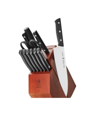 J.a. Henckels Dynamic 12-pc. Cutlery Set In Black