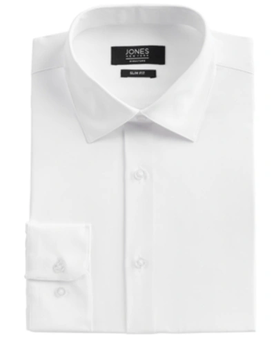 Shop Jones New York Men's Solid Dress Shirt In White