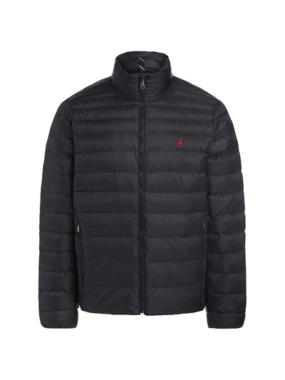 Shop Polo Ralph Lauren Packable Rain-repellent Puffer Jacket In Polo Black