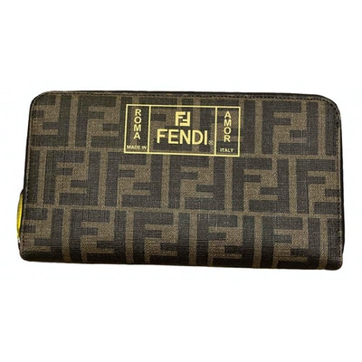 Pre-owned Fendi Brown Cloth Small Bag, Wallet & Cases