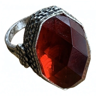 Pre-owned Marc Jacobs Ring In Red