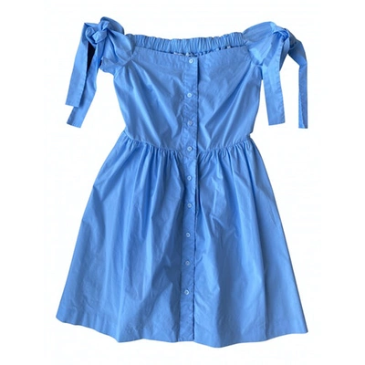Pre-owned Club Monaco Blue Cotton Dress