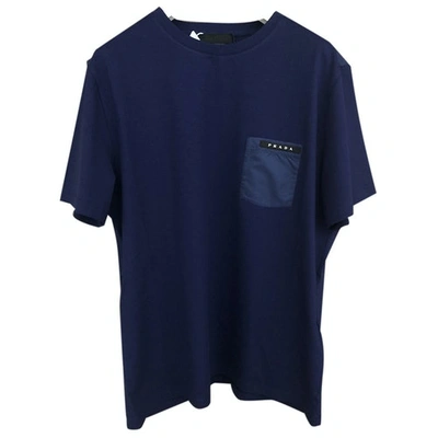 Pre-owned Prada Navy Cotton T-shirts