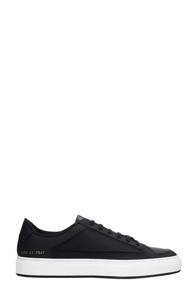 Shop Common Projects Retro G Sneakers In Black Rubber/plasic