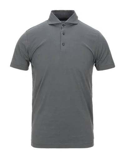 Shop Jeordie's Polo Shirt In Grey