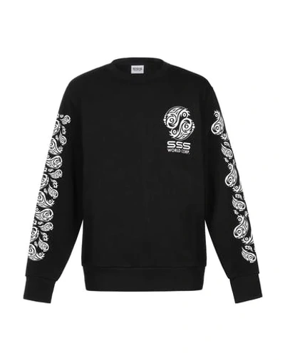 Shop Sss World Corp Sweatshirts In Black